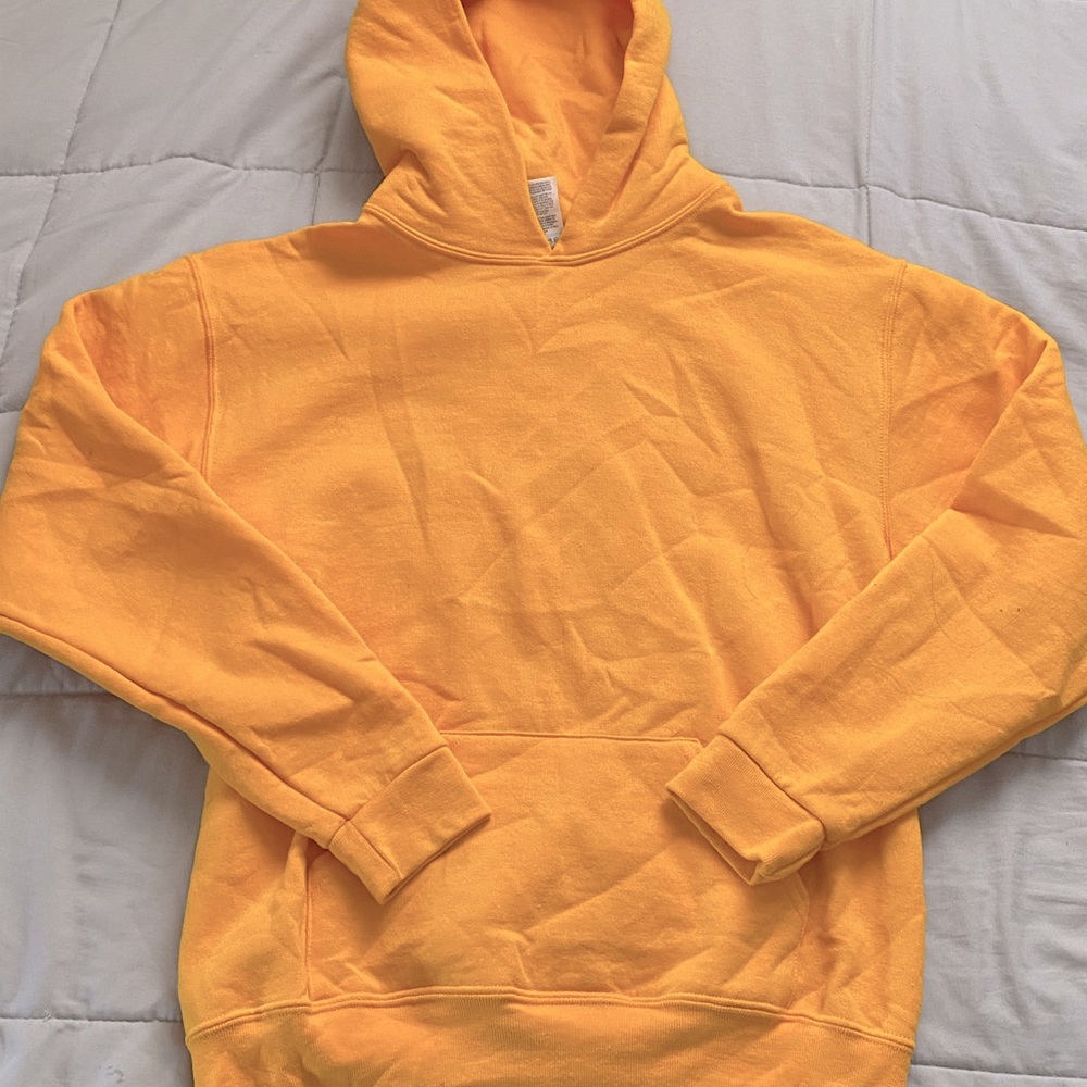 BASIC BRIGHT YELLOW HOODIE💛